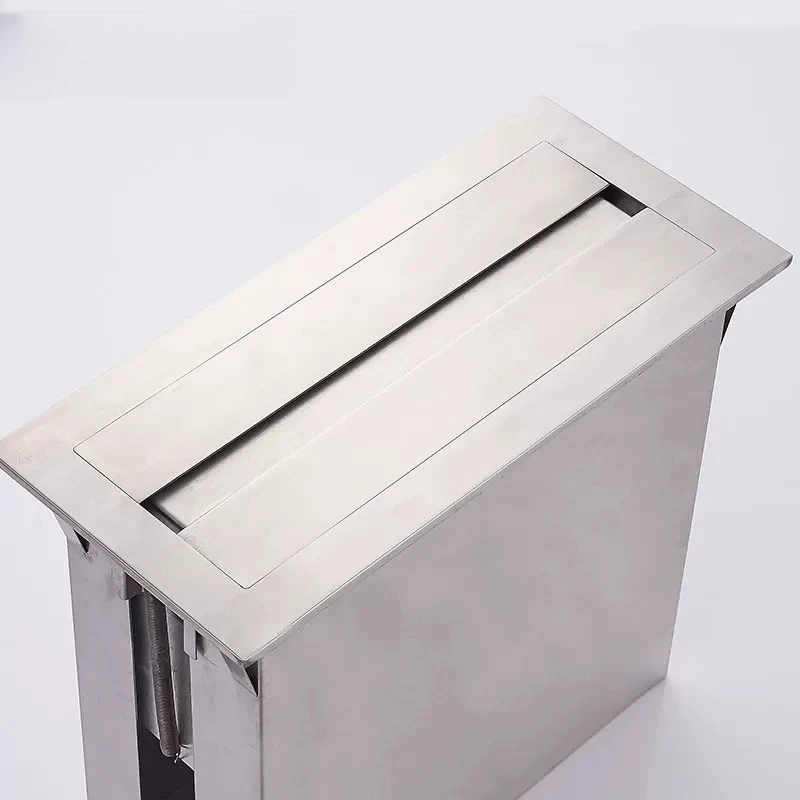 

Stainless steel concealed concealed embedded paper rack drawer hand wipe carton