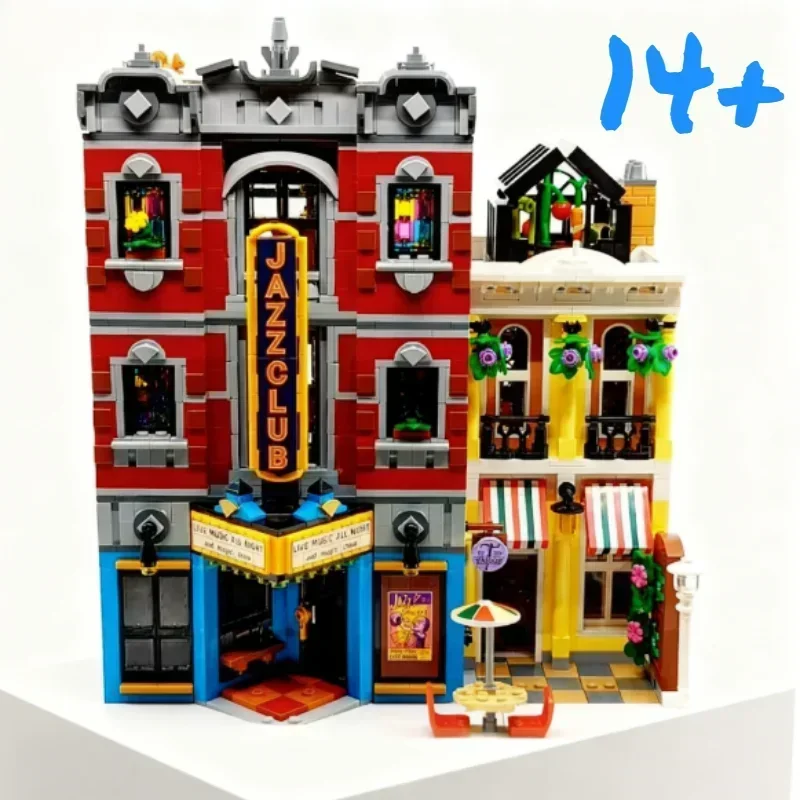 2026 HOT Das Günstigste Europäische Jazz-Straßenansicht-Gebäude-Spielzeugmodell, Geeignet für Heimdekoration und Weihnachtsgeschenke für Erwachsene – Detail 2