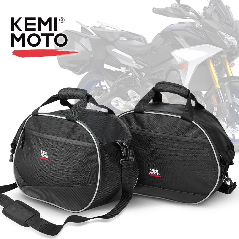 For Pannier Liner Tracer 900GT Saddle Bags 2018 2019 2020 tdm 900 Saddle Bag luggage bags Black For Pannier Liner FJR 1300