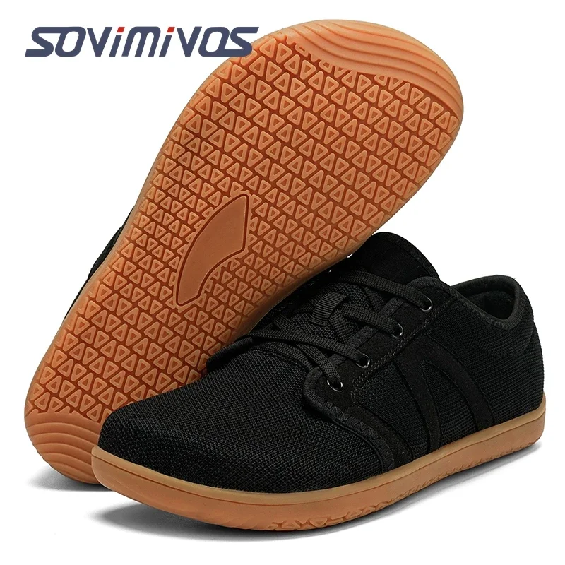 Scarpe a piedi nudi da uomo Zero Drop minimalista Running punta larga Box scarpe da Tennis scarpe da passeggio Sneakers traspiranti di larghezza larga per le donne