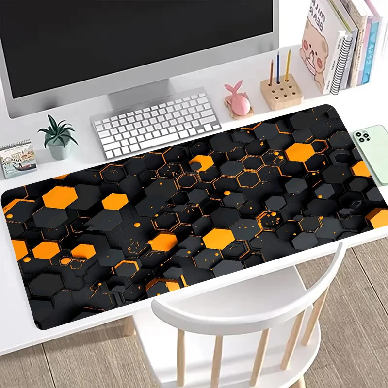 Hexagonal diamond shape XXL Lock Edge Mouse pad Large Game Mousepad Keyboard Mats Mouse Mat Beast Desk Pad For Gift Mouse Pads