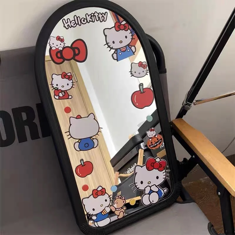 Hello Kitty Mirror Decoration Sticker Motorcycle Electric Bike and Helmet Waterproof Decoration Laptop Glass Door Sticker