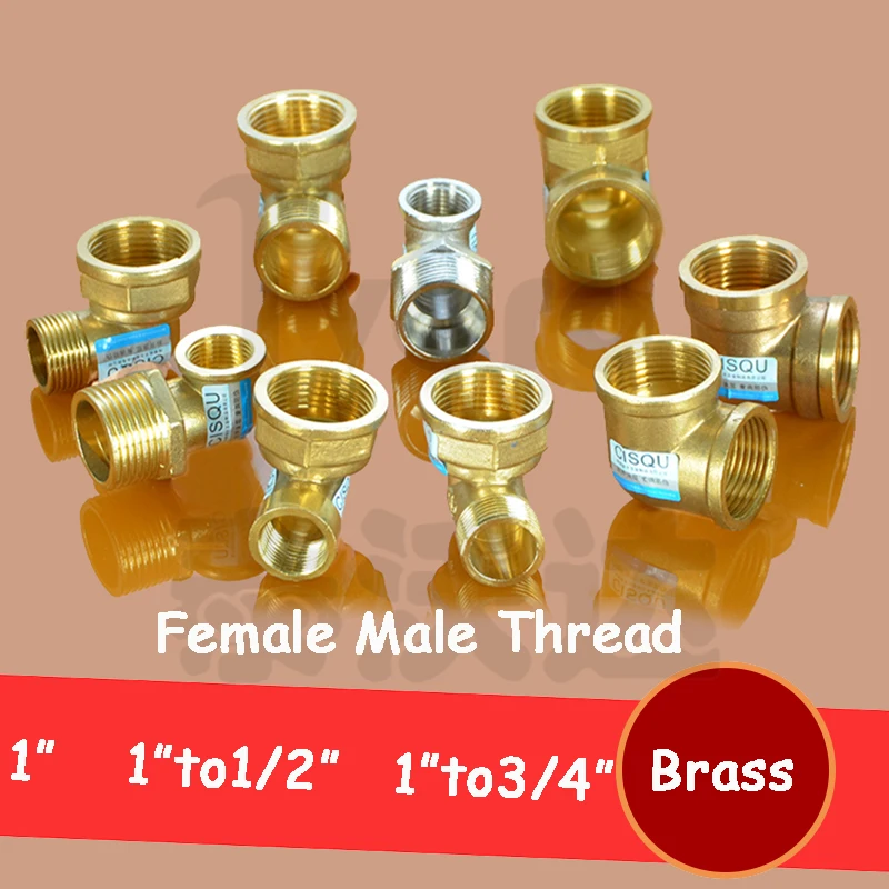 

Brass Elbow Fitting 1 inch Reducing Elbow 32x25mm Male 1/2“ 3/4” Female Right Angle Bend Plumbing Fitting Accessories
