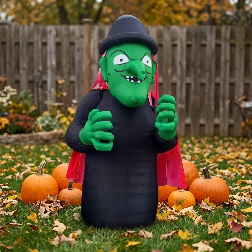 Hot Sale Inflatable Halloween Wizard Models air Building Character air Shape Festival Attractions
