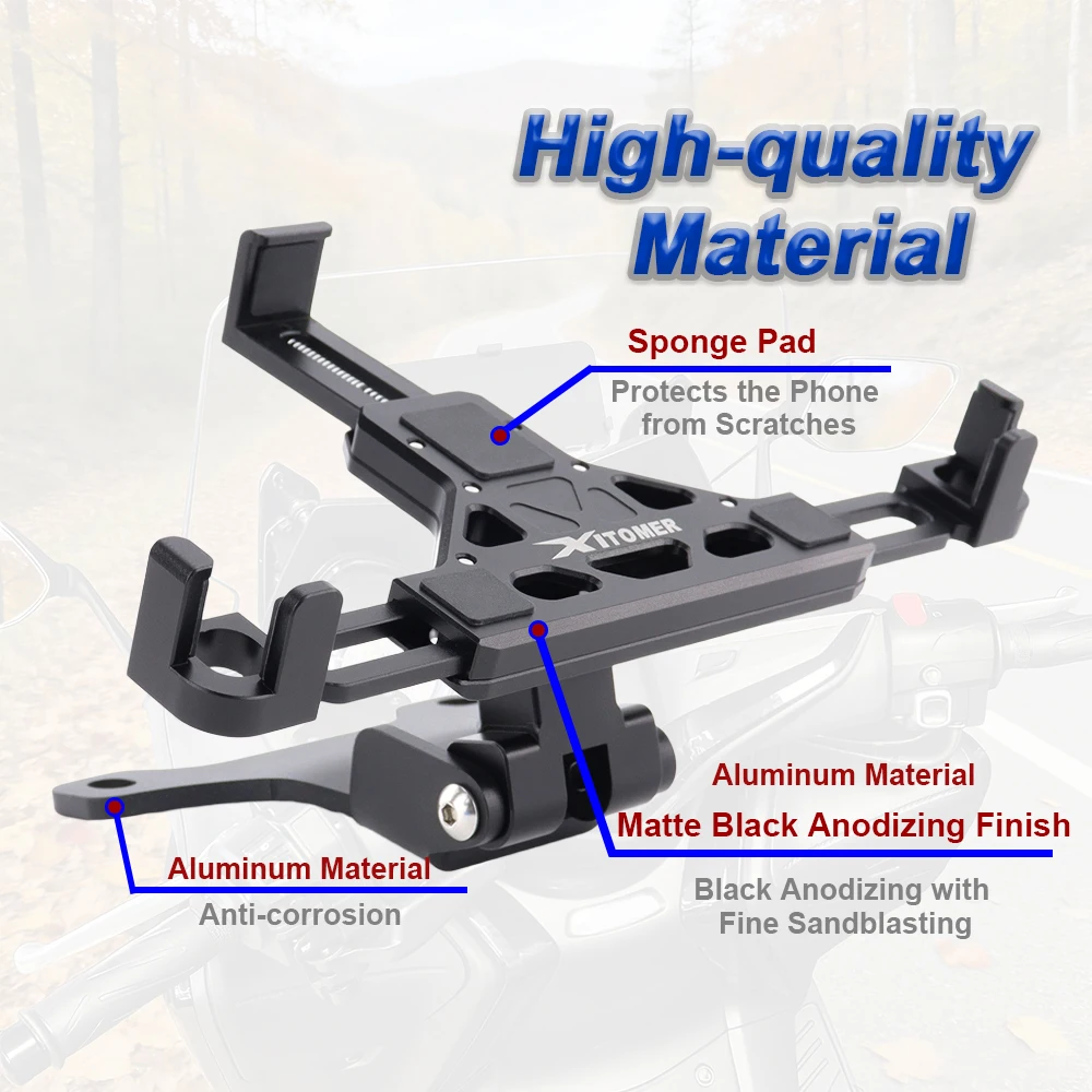 Motorcycle GPS Mount GPS Bracket Mobile Phone GPS Navigation Holder TMAX 530 2017 2018 2019 TMAX 560 2020-2021 For Yamaha