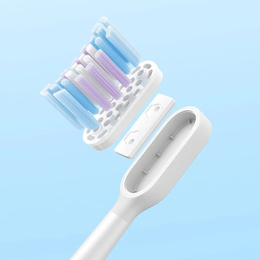 Original Xiaomi Mijia Sonic Electric Toothbrush T501/T501C Head 2pcs Full Effect Brightening Type Brush Head Replacement Heads