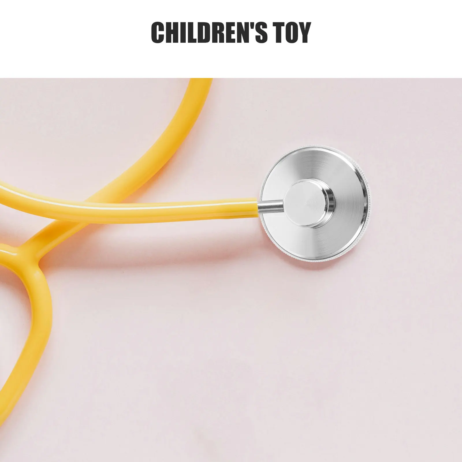 

Набор из 4 детских стетоскопов: сменные насадки для ролевых игр, аксессуары для детей, имитация стетоскопа для малышей