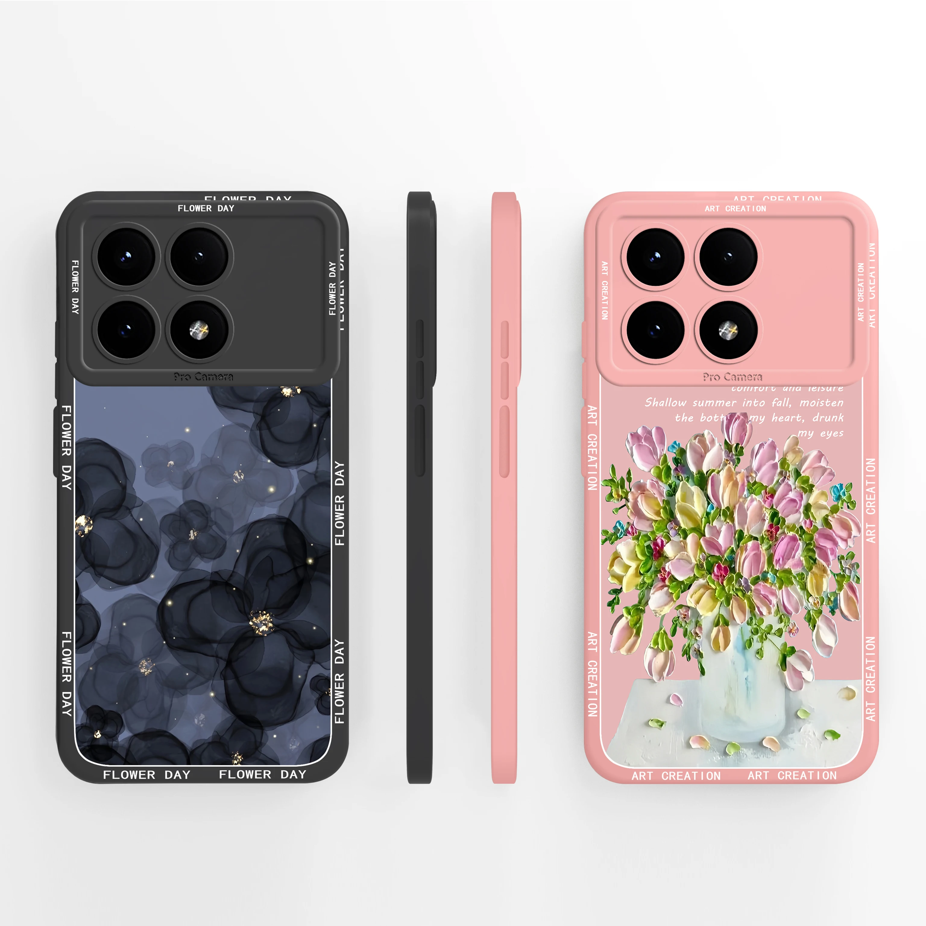 For Xiaomi Poco X6 PRO 5G Phone Case Cat Paw Fundas Floral Coque Liquid Soft Silicone Back Cover For PocoX6 PRO Cases Carcas image 5
