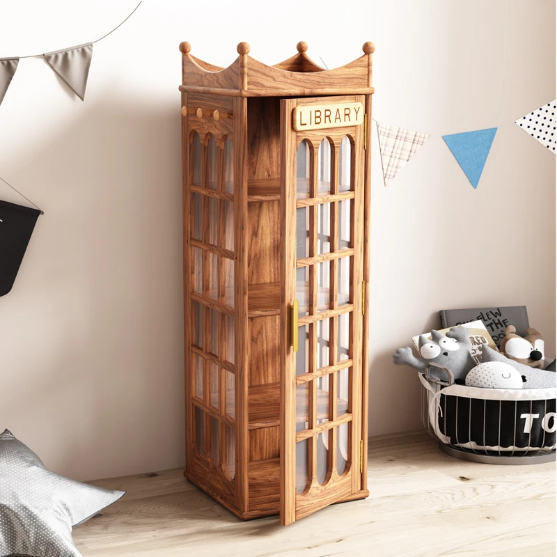 Shelf Library Storage Cabinet Living Room Furniture Display Stand Bookcase Home Children Angle Estanteria Habitacion Organizer