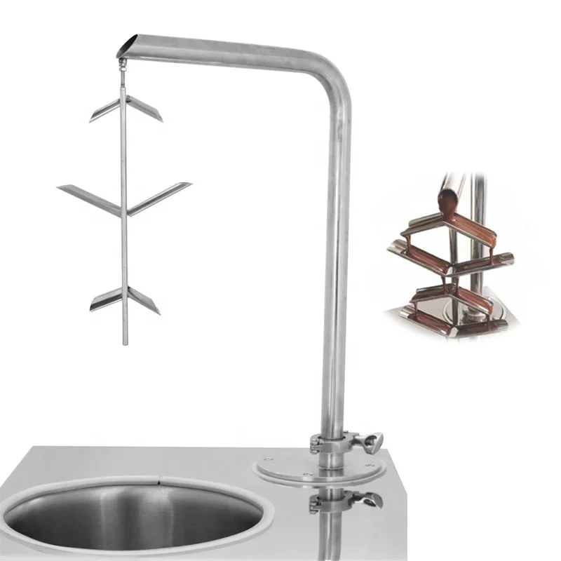 Fotografia 4: Máquina Comercial Inteligente para Derreter Chocolate com Sistema de Temperagem e Enchimento