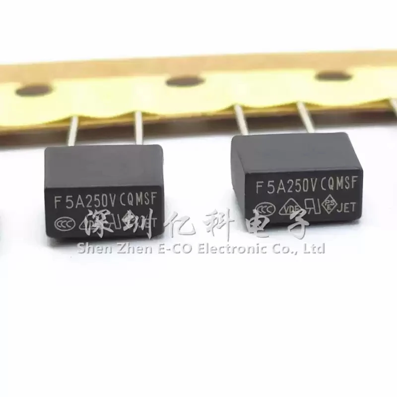 F5A 250V CQMSF Miniature/Square Fuse Tube 5A An MSF TE-5 Fast Melting 8 * 8 * 4mm