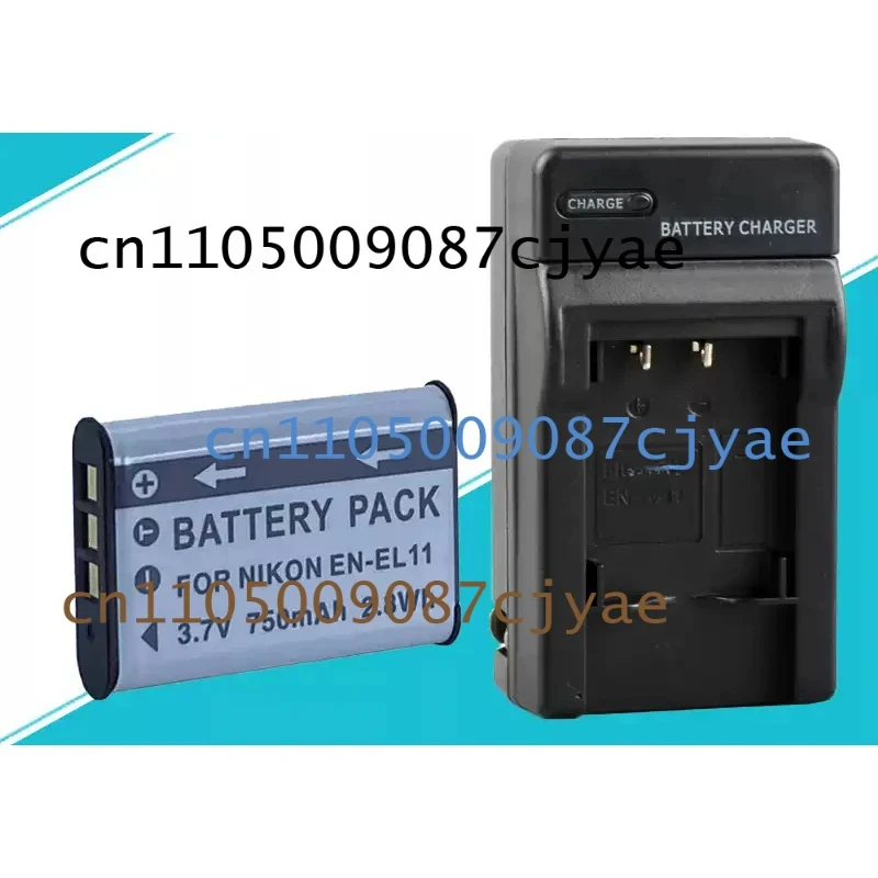 Powercell For Nikon EN-EL11 Battery & Charger Kit Compatible with Coolpix S01 S02 S550 S560 S660 CCD Digital Camera