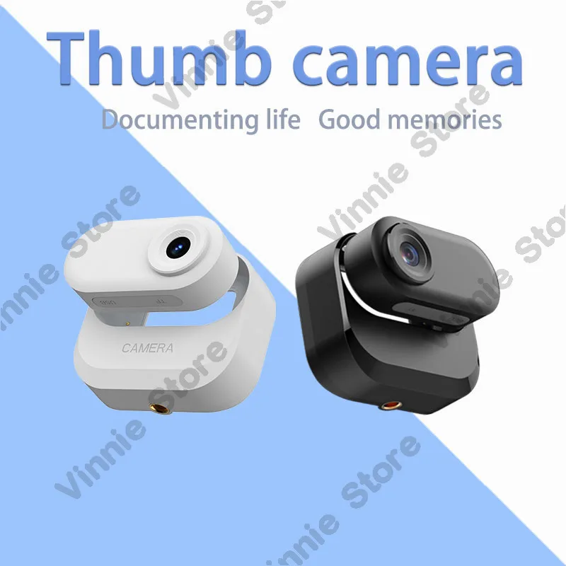 Thumb sports camera HD outdoor riding magnetic charging children's camera pet camera