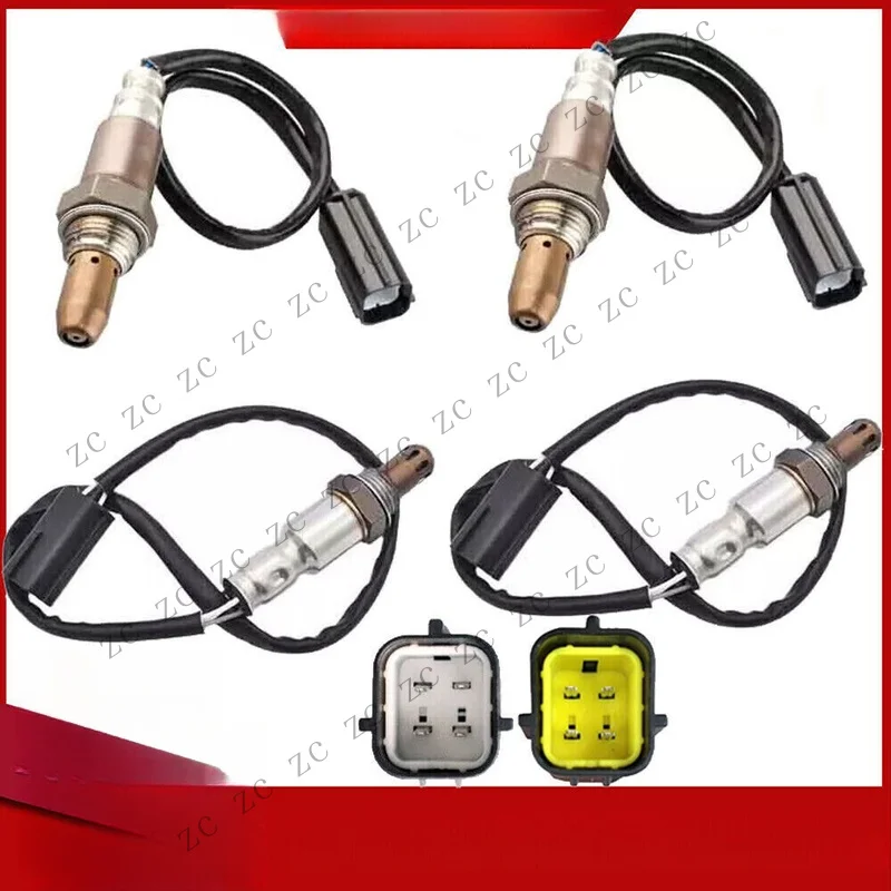 S+ 4PCS Oxygen Sensor Up+Downstream For 2009-2010 Nissan Murano 2008 Infiniti G37