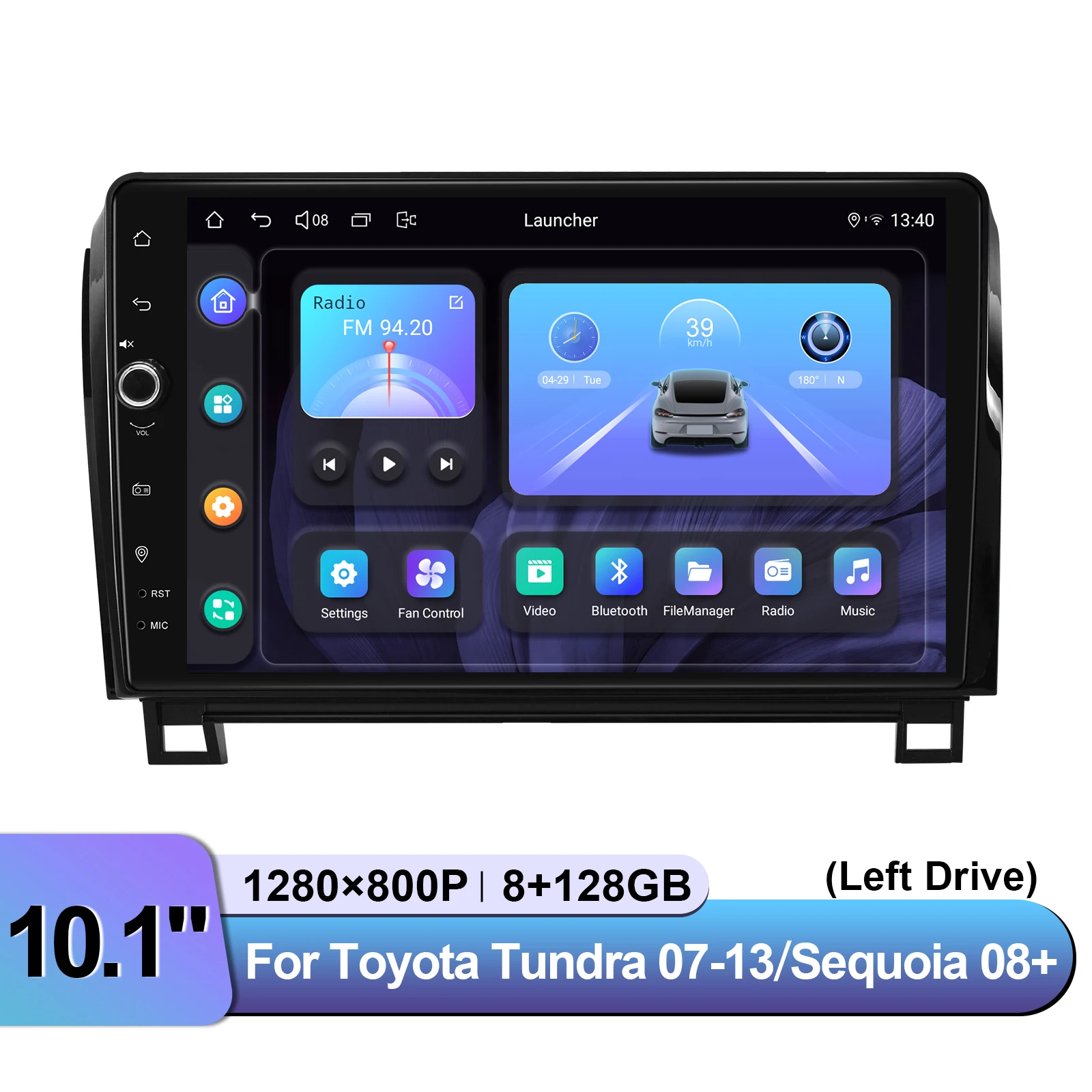 

JOYING 10.1 Inch Touchscreen Car Stereo Head Unit For Toyota Tundra 2007-2013/Toyota Sequoia 2008+ 8GB+128GB 2 year warranty