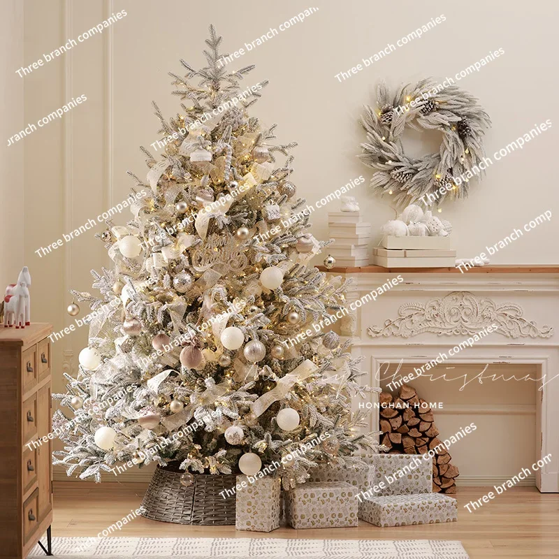 Christmas Tree 2024 New Christmas Upgraded Ins Internet Celebrity Villa Mall Home Christmas Tree Encryption