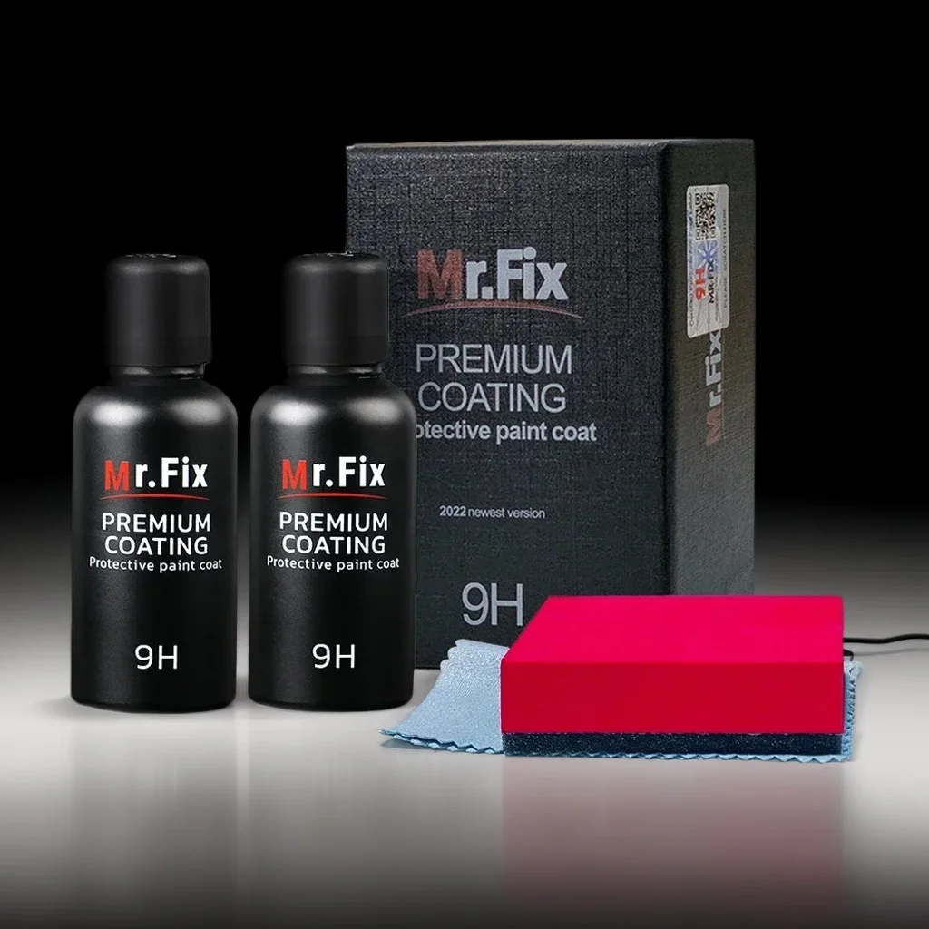 

Автомобильное керамическое покрытие, набор из 2 предметов: 30 мл, модернизированный полировщик 9 часов, жидкокристаллический, сверхгидрофобное стеклянное покрытие