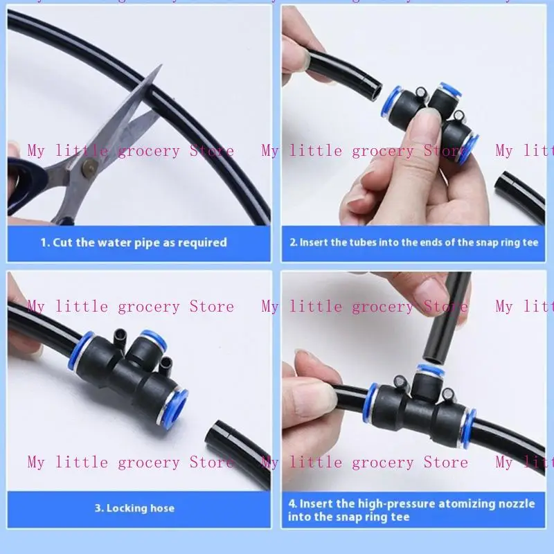 

D5BD Garden Automatic Irrigation System Upgraded Dripping Irrigation System Kits Garden