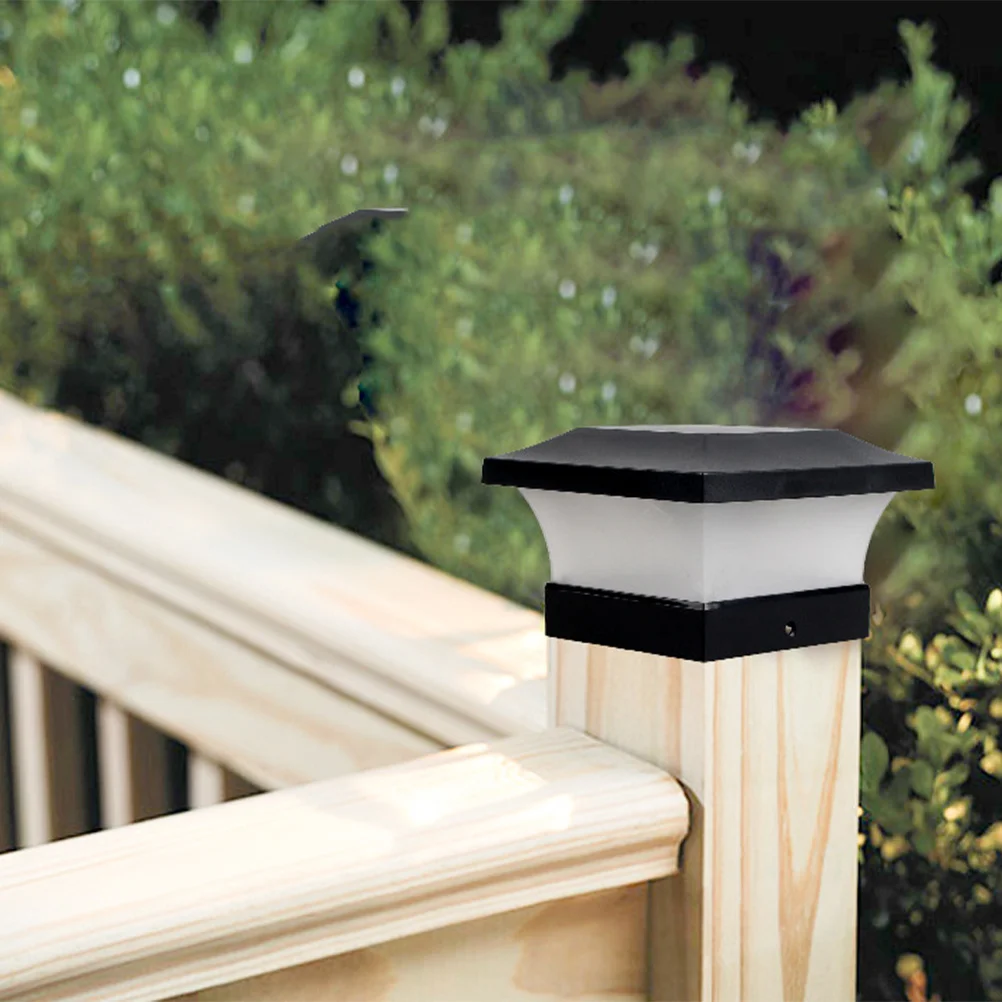 

Solar Powered Garden Light Waterproof Outdoor LED Pillar Lamp for Yard Patio Balcony Warm Light Solar Powered Lamp