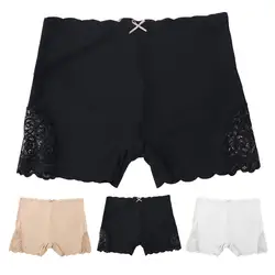 Women Panties Lace Seamless Safety Short Pants Women's High Waist Stretch Shorts Briefs Slimming Underwear Lingerie