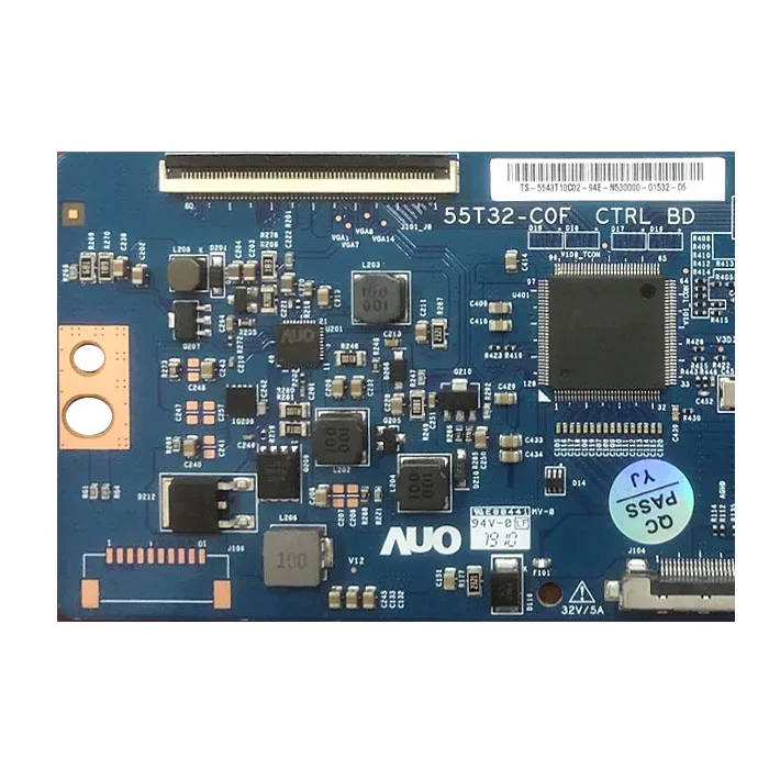Frete grátis!! 55t32-cof ctrl bd 55t32-c0f para tcl 43c2 t550qvn5.5 placa lógica 43 polegada T-CON placa lógica ou 50 polegada