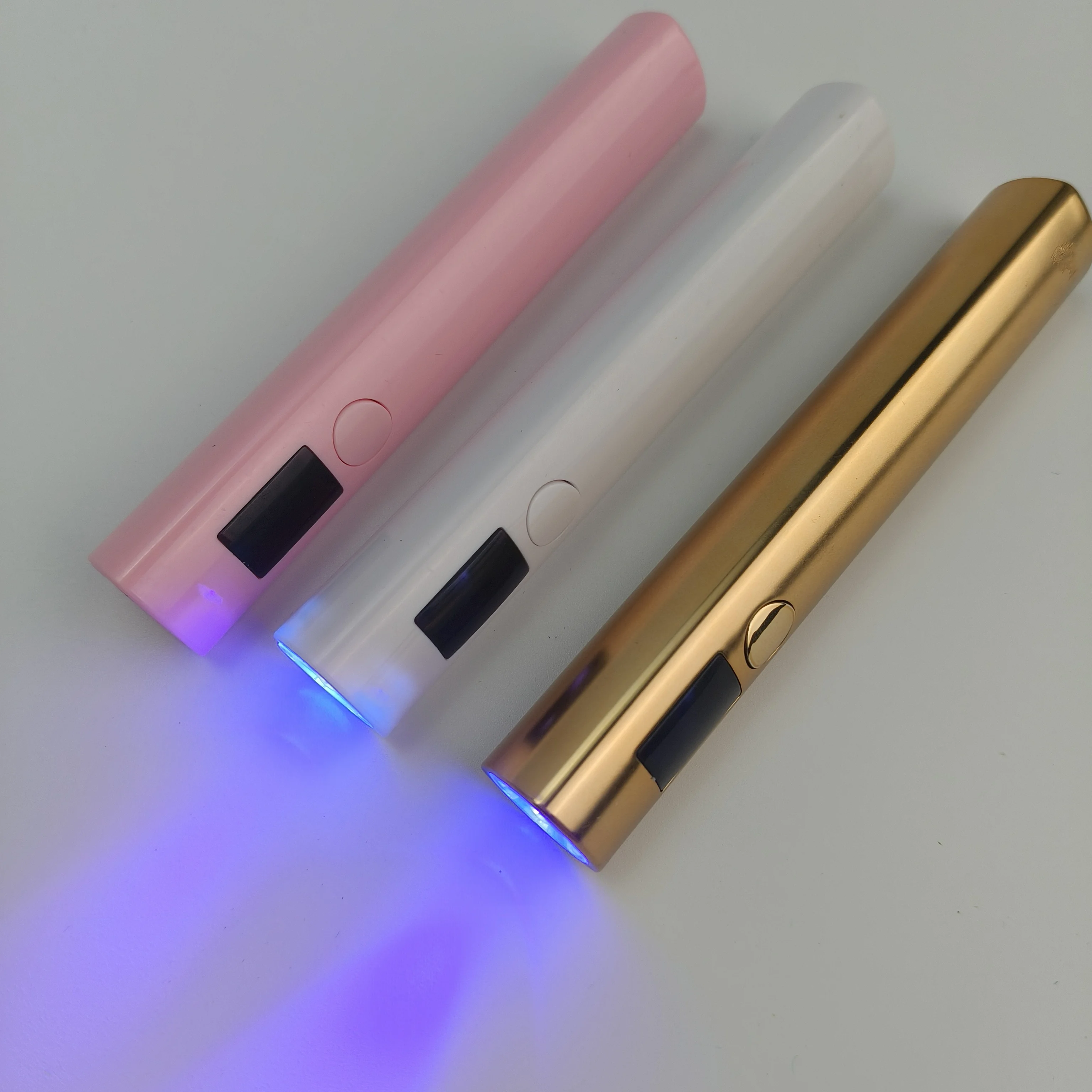 

Handheld UV LED Lamp For Nails Portable Rechargeable Nail Dryer For Curing All Nails Gel Manicure Lamp Flashlight With Diamonds