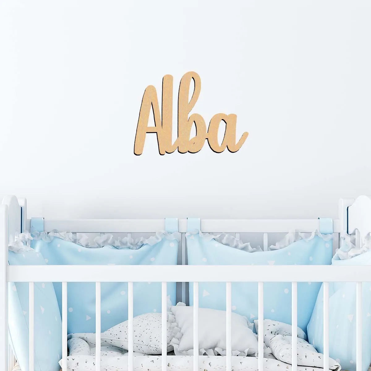 1PC Rustic Alba esempio Testo personalizzato Materiale in legno Targa in legno Cartello in legno Orientamento verticale Decorazione da appendere alla porta