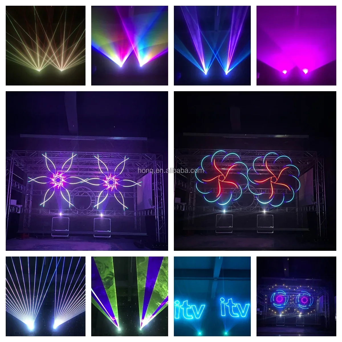 3W RGB Laser Animation Laser Music Self propelled DMX Bar DJ Club Party Stage Lighting Professional machine