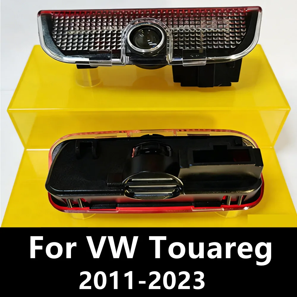 2Pcs LED car door accessories decoration warning projection welcome light For VW Touareg 7P 2011-2018-2019-2020-2021-2022-2023