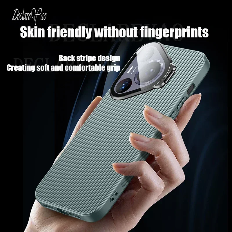 Covers For Huawei Pura70 Pro Case Slim Holder Hard Cover For Huawei Pura70 Ultra P60 P50 P40 Plus Cases Matte Soft Edge Silicone