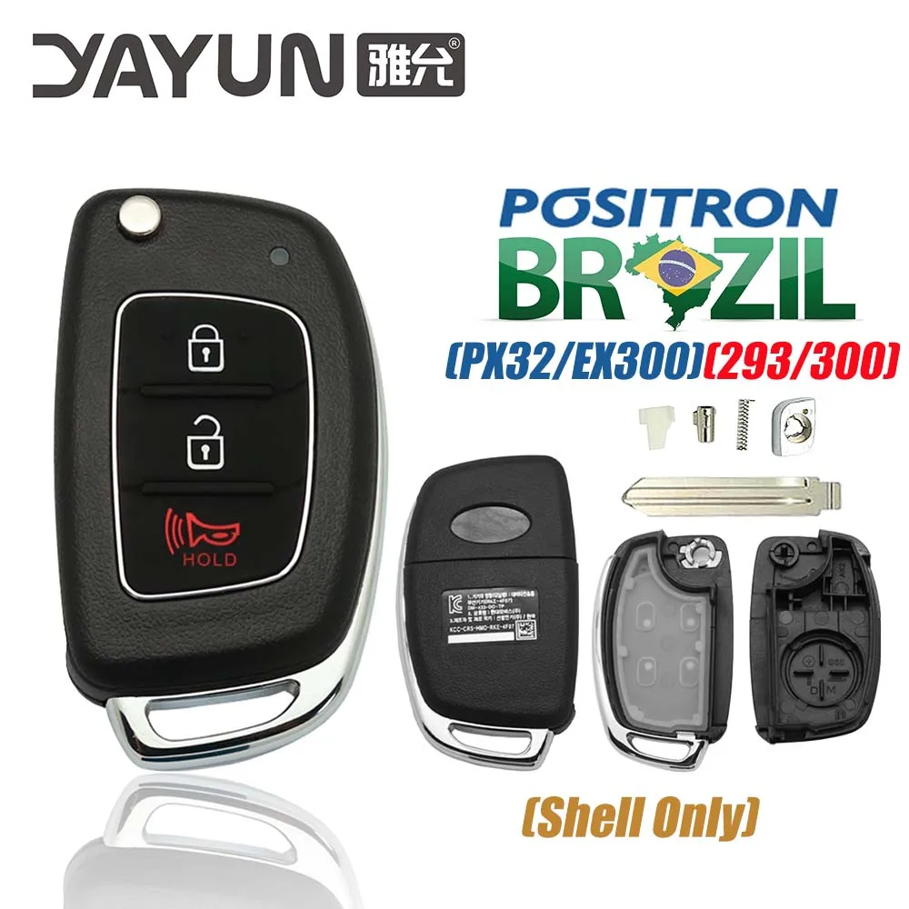 

YAYUN AKHKF127 i10 i20 i30 3-кнопочный дистанционный раскладной ключ с красным удержанием для новой Hyundai