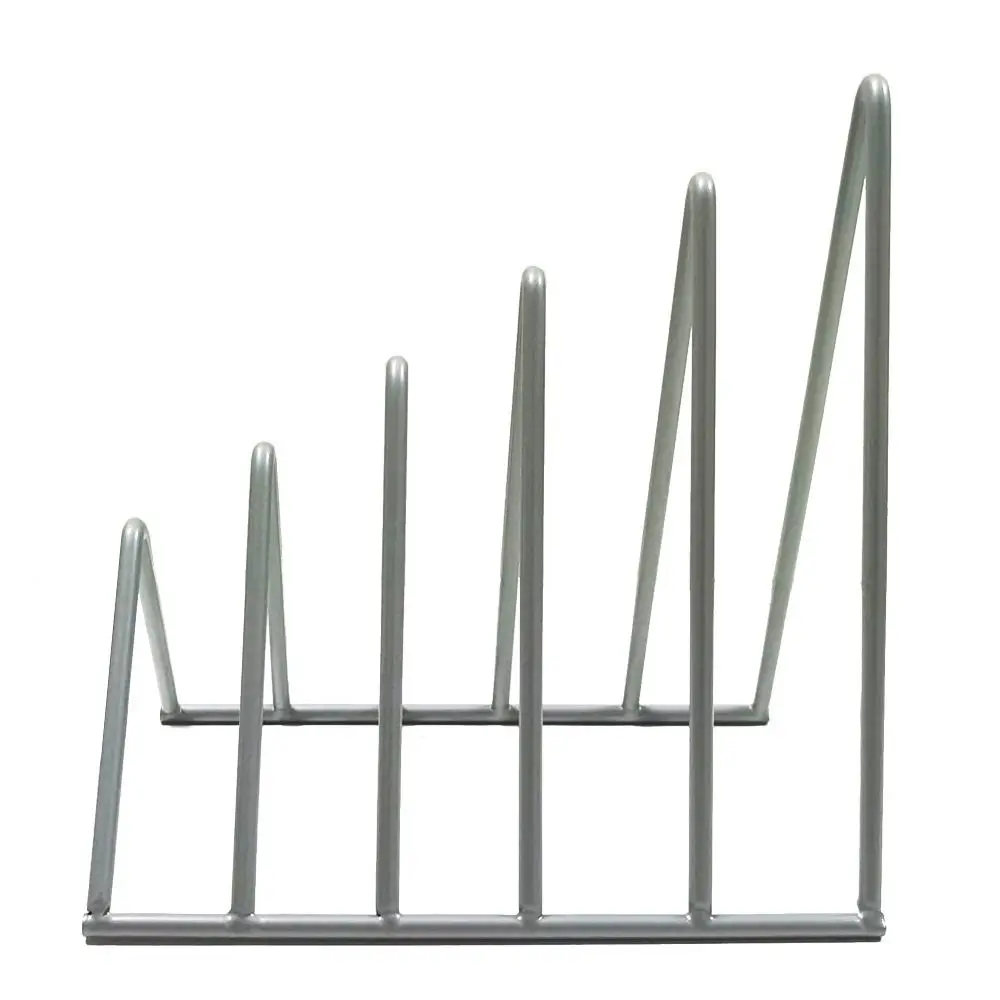 

Magzine Holder Desk Storage School Office Supplies Student Stationary Iron Book Stand Record Rack Triangle Bookend Book Holder