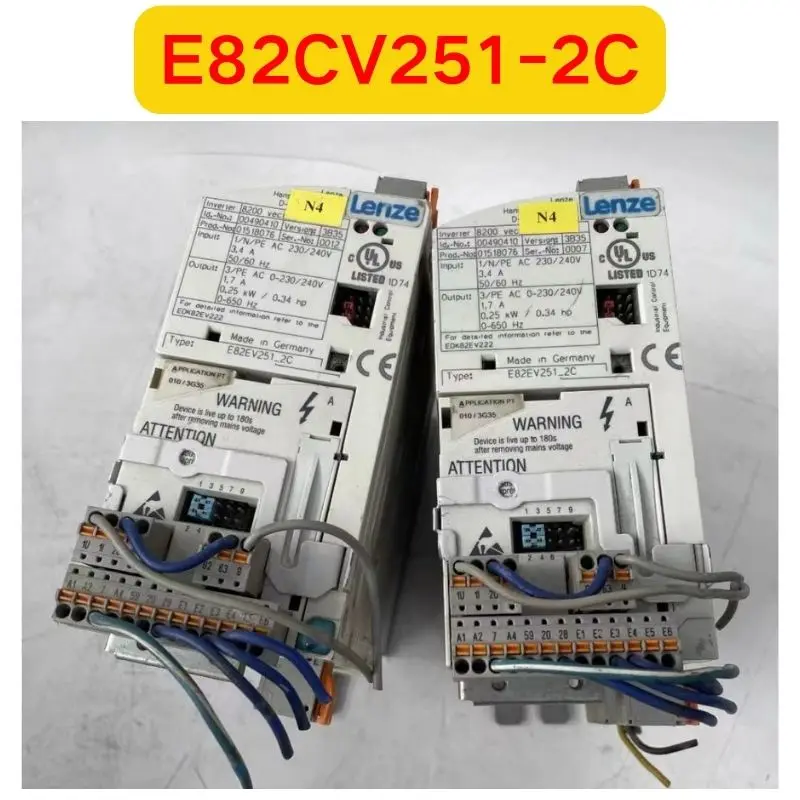 

Used E82CV251-2C E82CV2512C inverter Function test OK