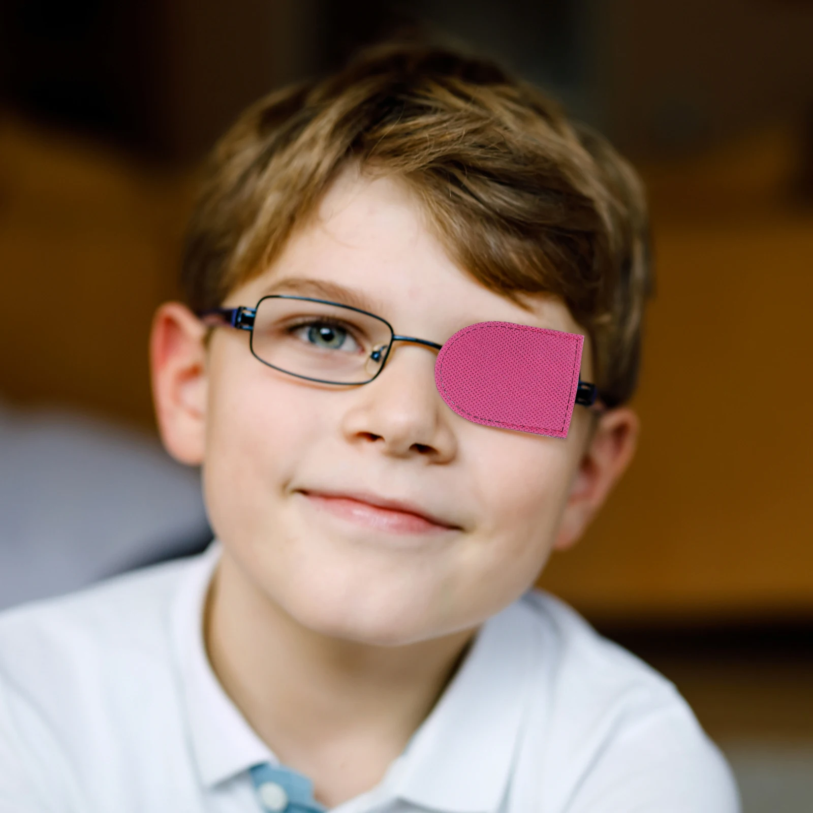 

3 Pairs Amblyopia Eye Patches Kids Goggles Non-woven Blindfold Eyeshades Lightweight Breathing Comfortable Fit Medical Supplies