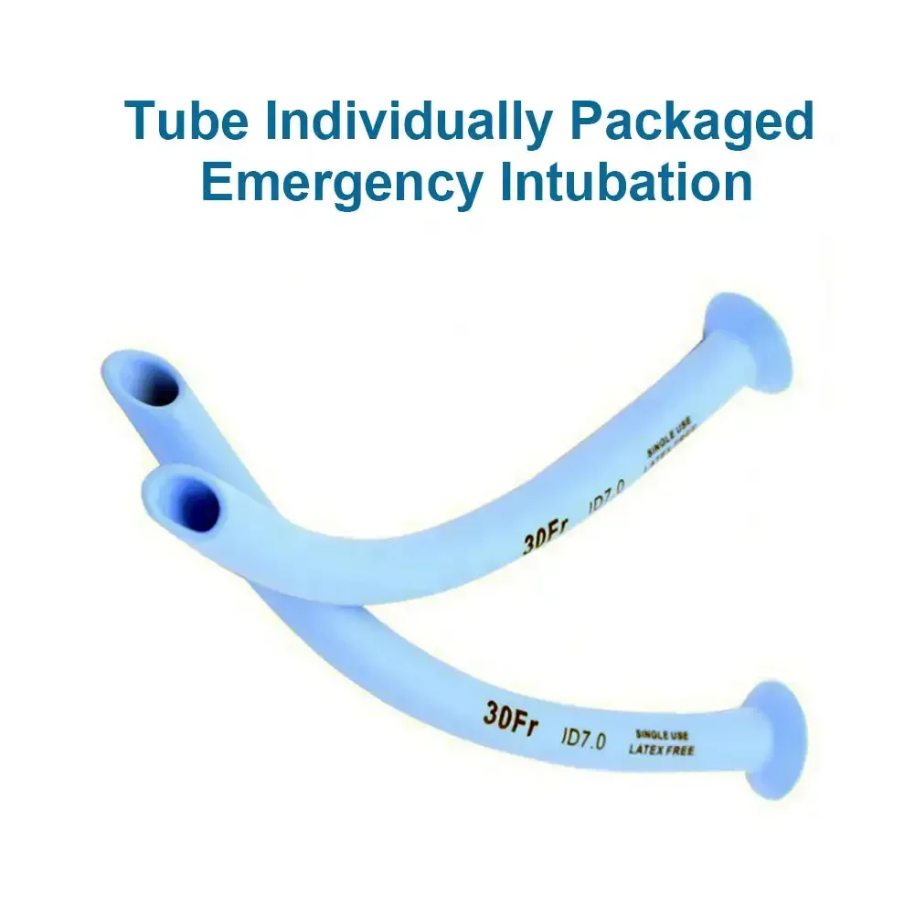 1Pc 5X0.38CM Rhino Rescue Nasopharyngeal (Nasal) Airway NPA with Lubrican Nasopharyngeal Airway 30FR