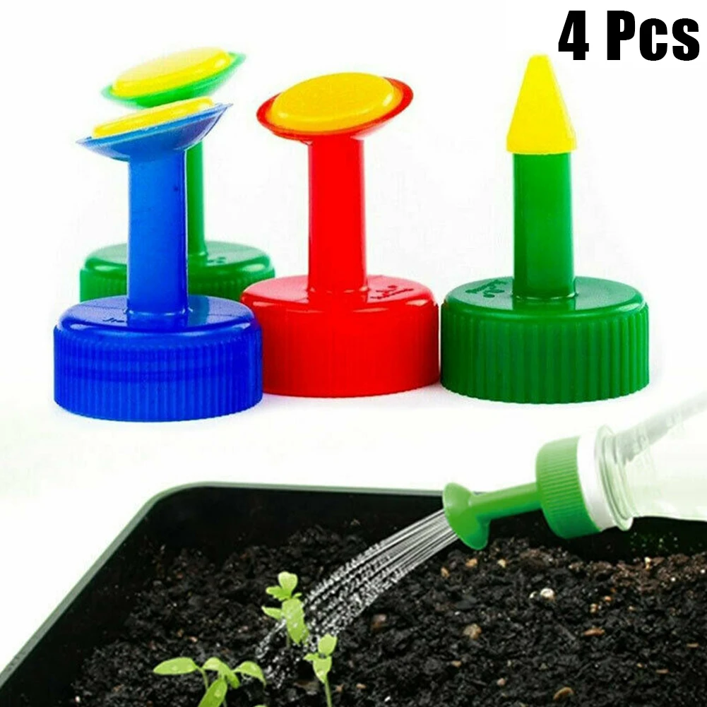 4pcs Bottle Top Waterers Garden Bottle Cap Sprinkler Nozzle 30mm Calibre Bottle Mist Watering Head Brand New And High Quality