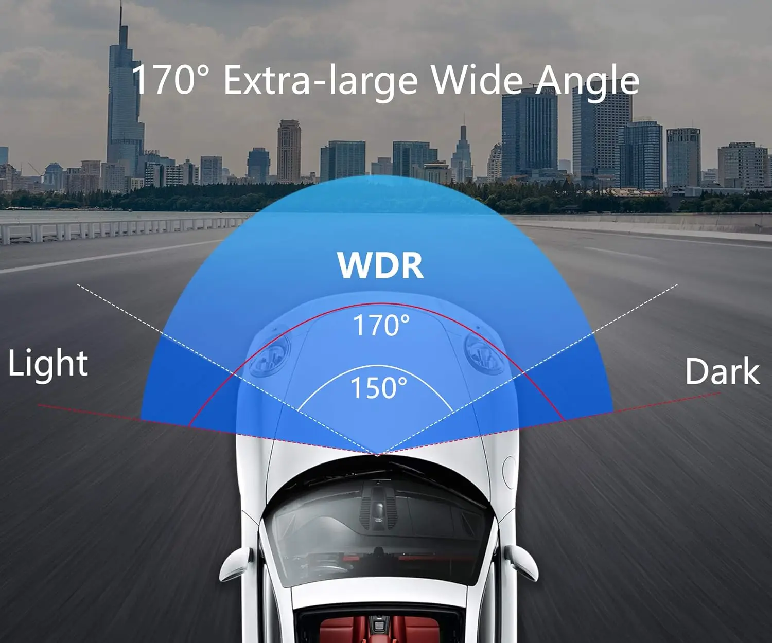 USB سيارة DVR HD الطريق مسجل فيديو 170 °   زاوية واسعة 16 جيجابايت SD للرؤية الليلية حلقة تسجيل ADAS