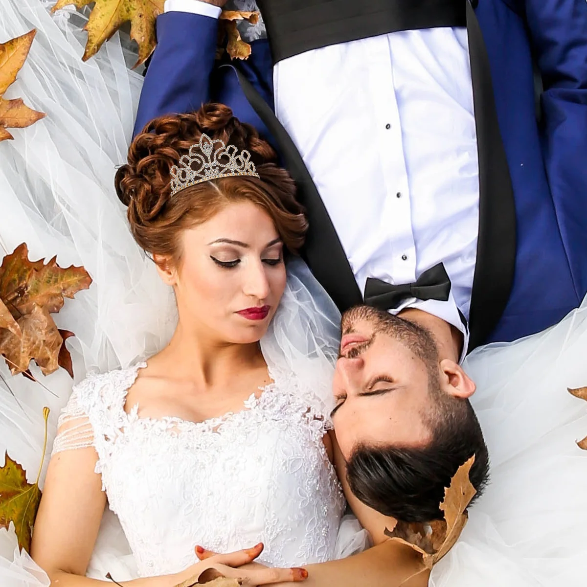 

Повязка на голову с короной, золотая свадебная повязка на голову для выпускного вечера, блестящие хрустальные стразы, свадебная помолвка, повязка на голову с кристаллами и стразами для особых случаев