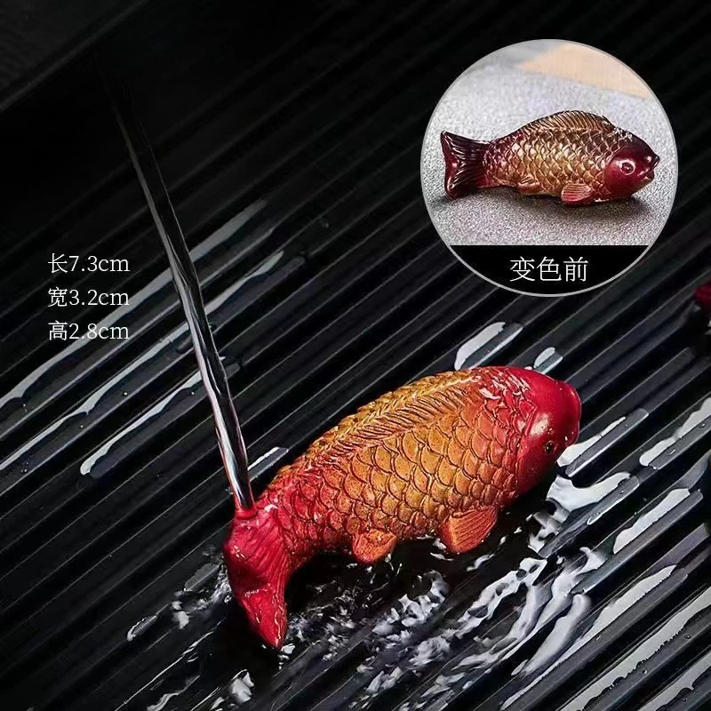 Every Year There Are Fish Ornaments Tea Pet Boutiques Color-changing Tea Table Decorations