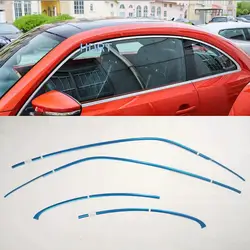 Fit For Volkswagen Beetle 2013-2018 4PCS Stainless Steel Car Window Trim Cover Exterior Body Decoration Car Styling Accessories