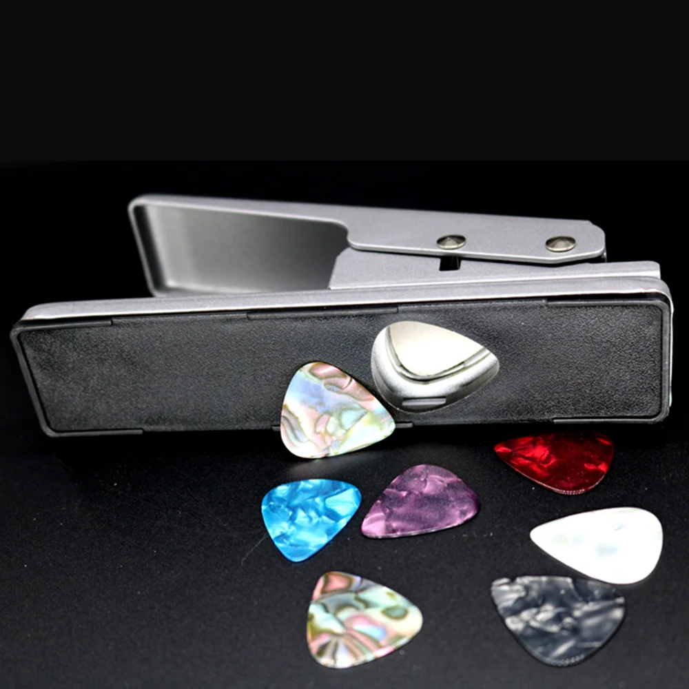 Black Guitar Plectrum Maker Pick Punch Card Cutter Make Picks from Credit Gift Cards