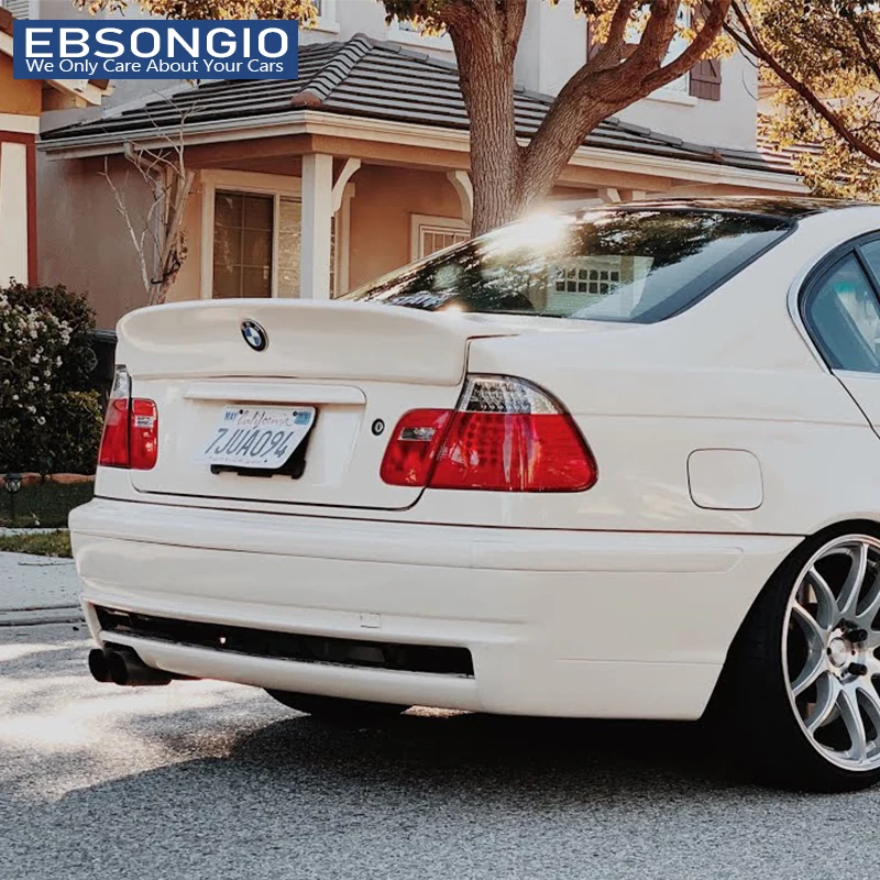 Voor 1998-2006 Bmw 3 E46 Coupe Sedan Csl Stijl Achterste Kofferbak Spoiler Lip Vleugel Duckbill Achterspoiler/Deksel Verlengstuk