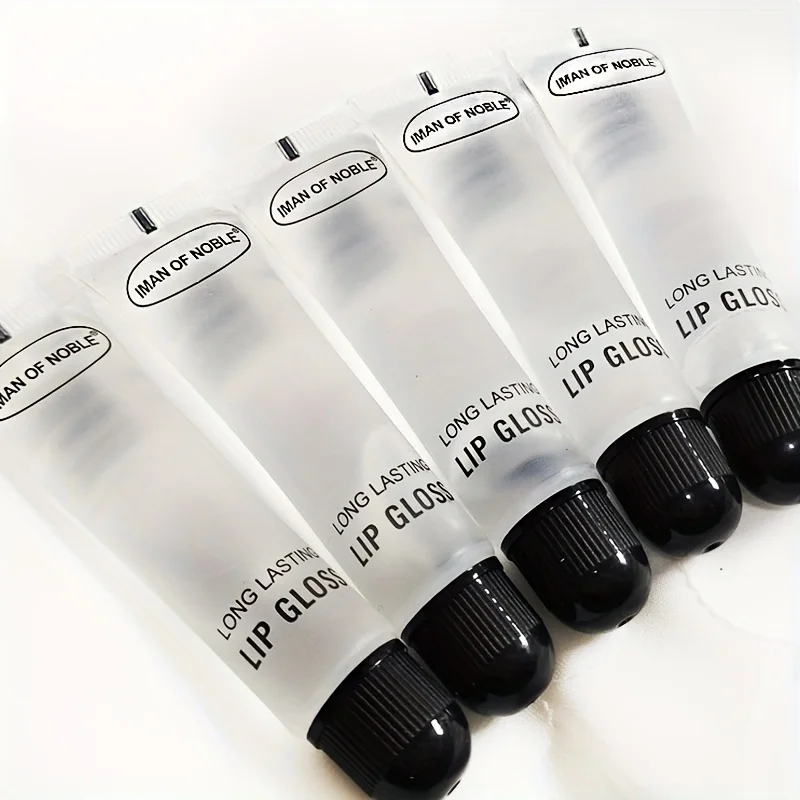 6/12Pcs Watery Glossy Finish Lip Gloss Set Clear Non-Sticky Hydrating Lip Oil Moisturizing Lip Gloss Women Lips Make Wholesale