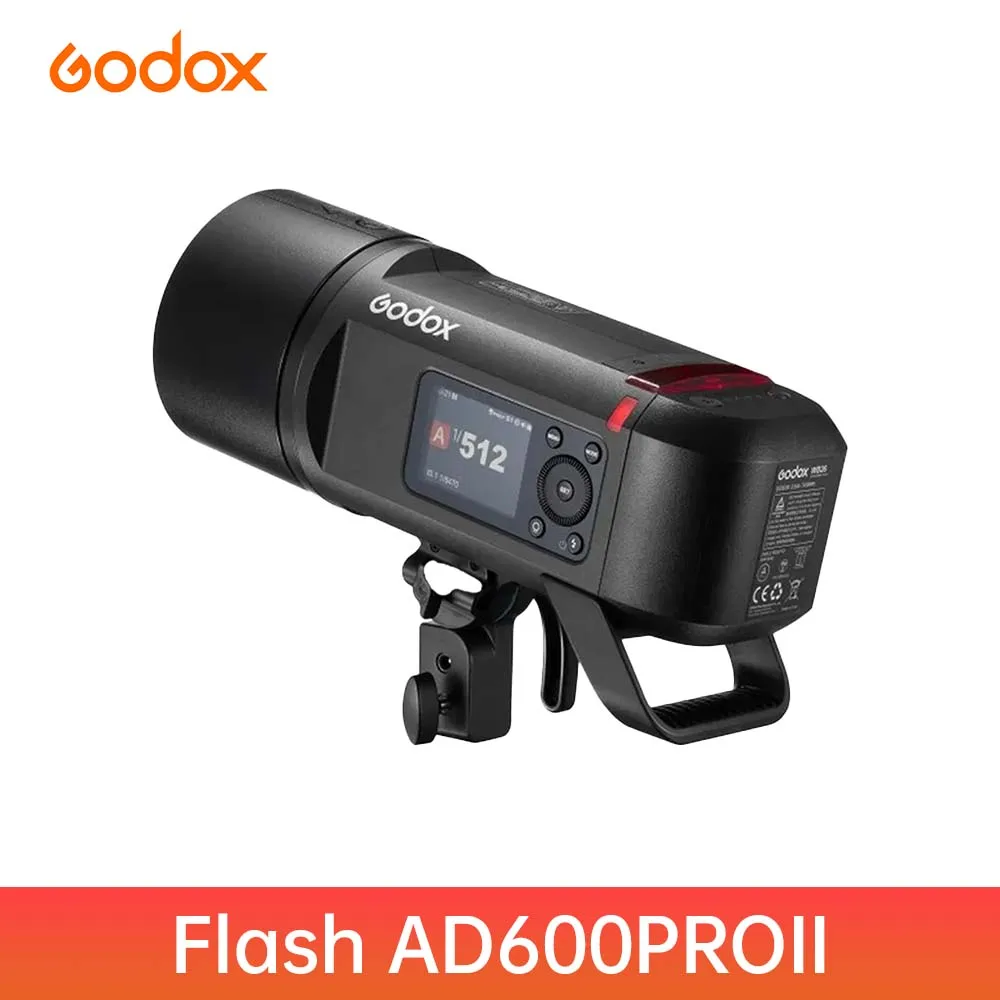 Godox AD600Pro II All-in-One Outdoor Studio Flash Strobe 600Ws High Speed Sync 1/8000s TTL for Canon Nikon Sony Fuji Olympus