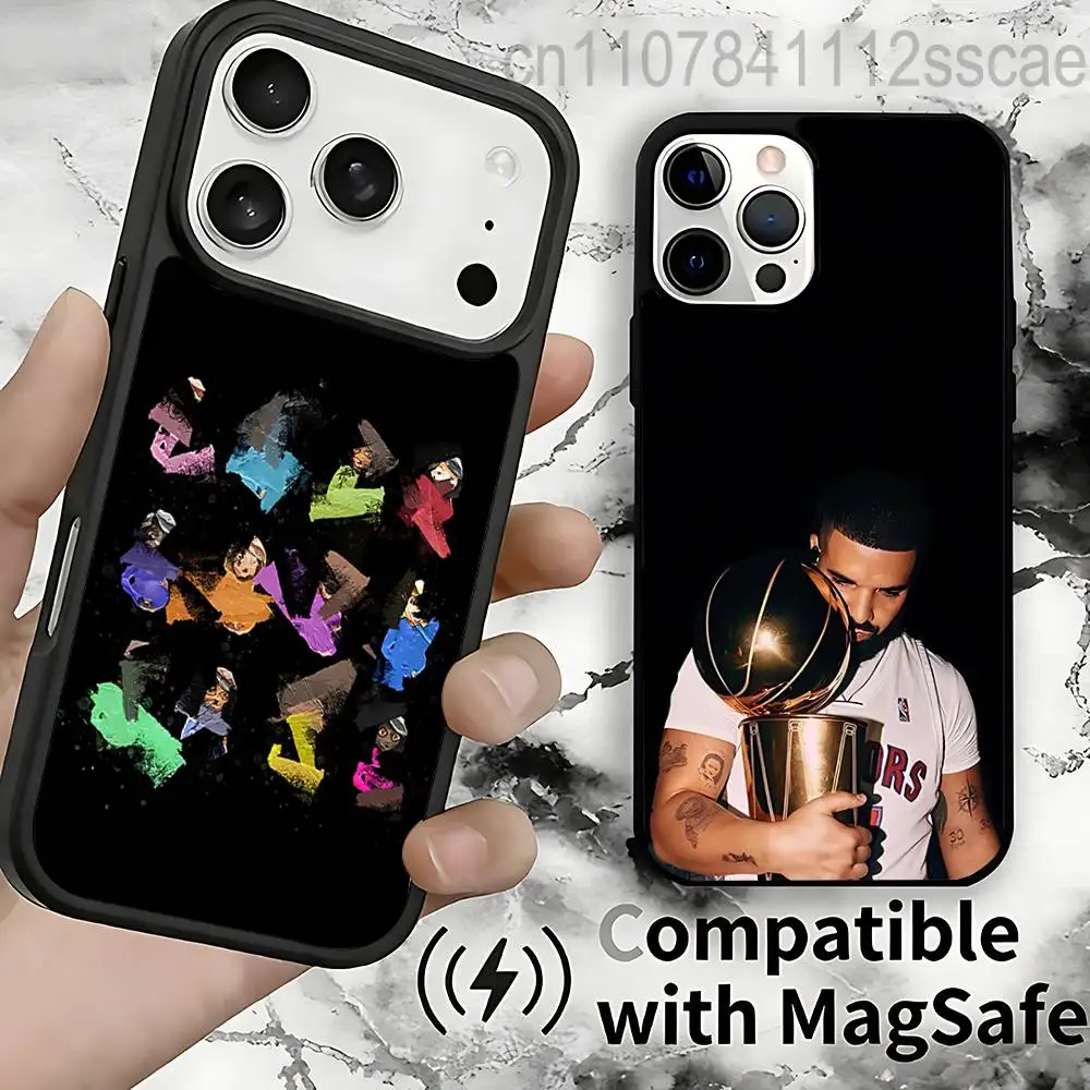 

D-drake singer Magnetic Wireless Charging Case For iPhone 11,12,13,14,15,16,17,Pro,Max,Plus Shockproof Cover