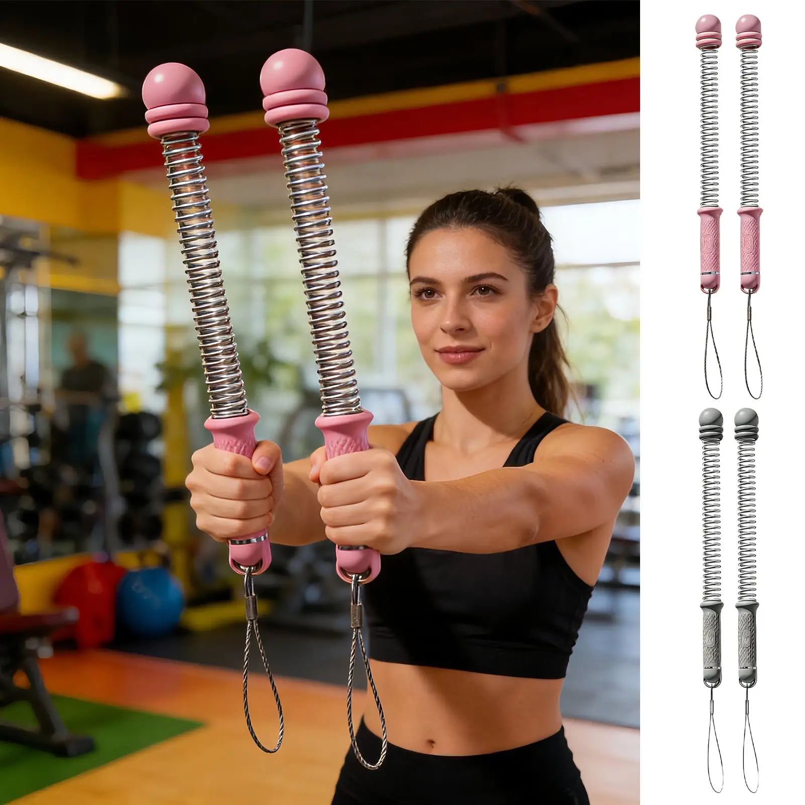 Battle Ropes For Home Gym Portable Heavy Duty Arm Training Cordless Ropes For Working Out For Women Men Adults Home Gym Fitness