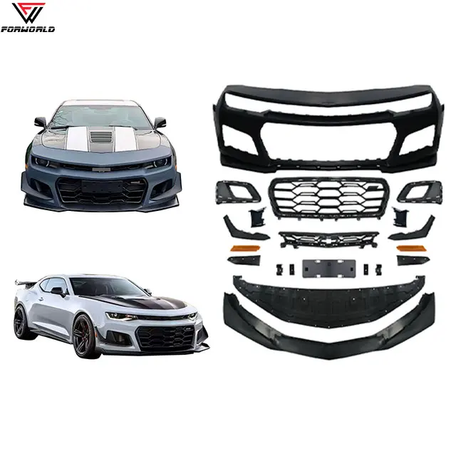 New Condition Manufacturing For Chevrolet Camaro 5th 10-15 To 6th 16-18 ZL1 1LE Accessories Car Body Kit With Front Bumper