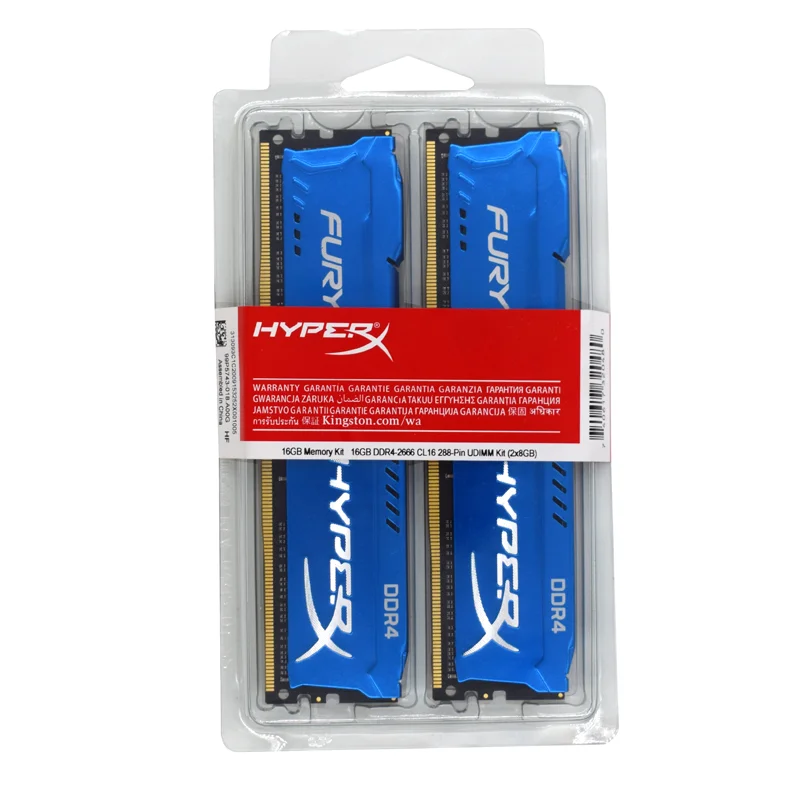 Imagem -03 - Desktop Memory Kit 8gb 4gb 1600mhz 1333mhz 1866mhz 2133mhz 2400mhz Ram Dimm Pc310600 12800 14900 Kingston-ddr3