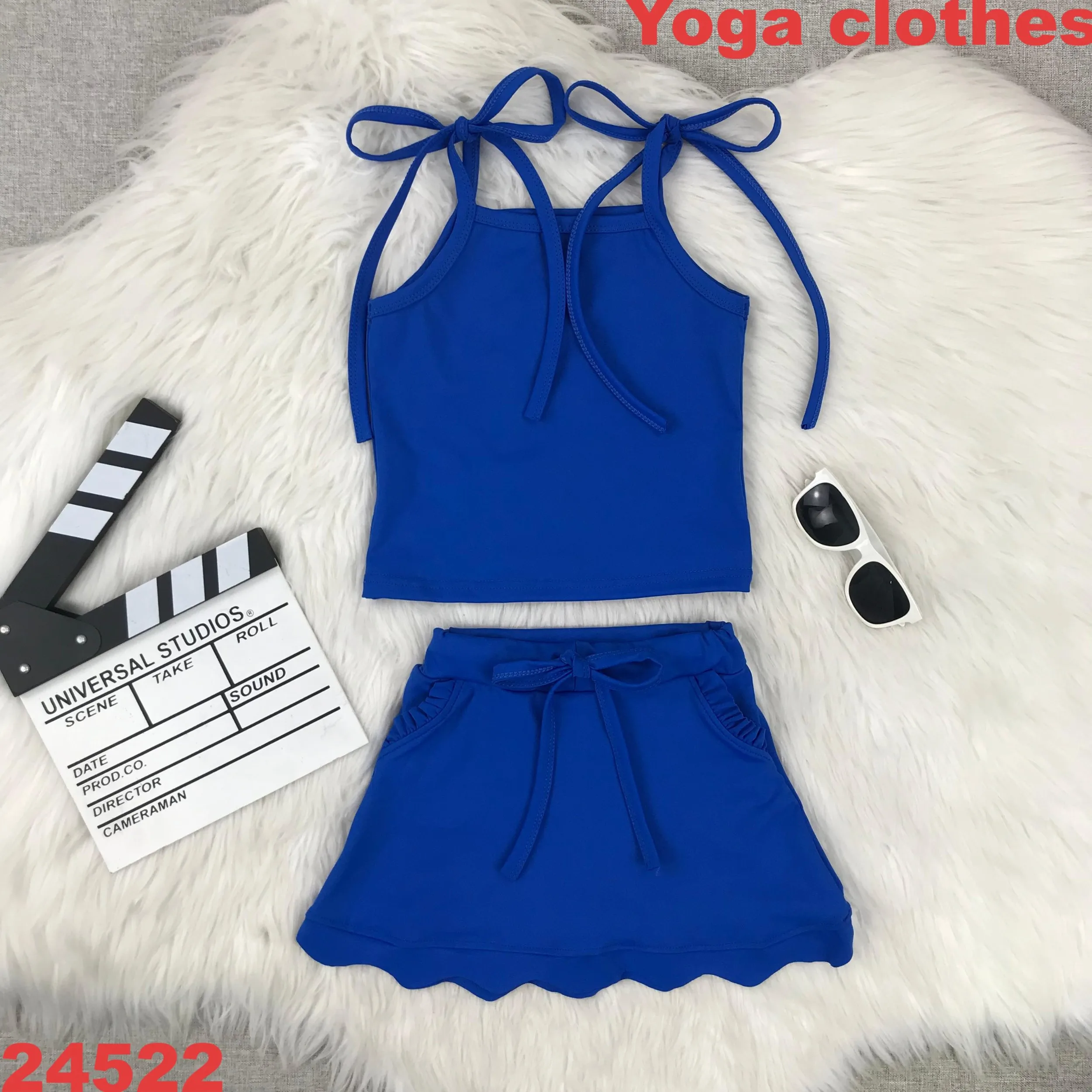 

Yoga Clothes Girls Yoga Outfit Lace Trim Gym Set Floral Workout Clothes, Fashion Sports Bra Shorts, Trendy Fitness Wear