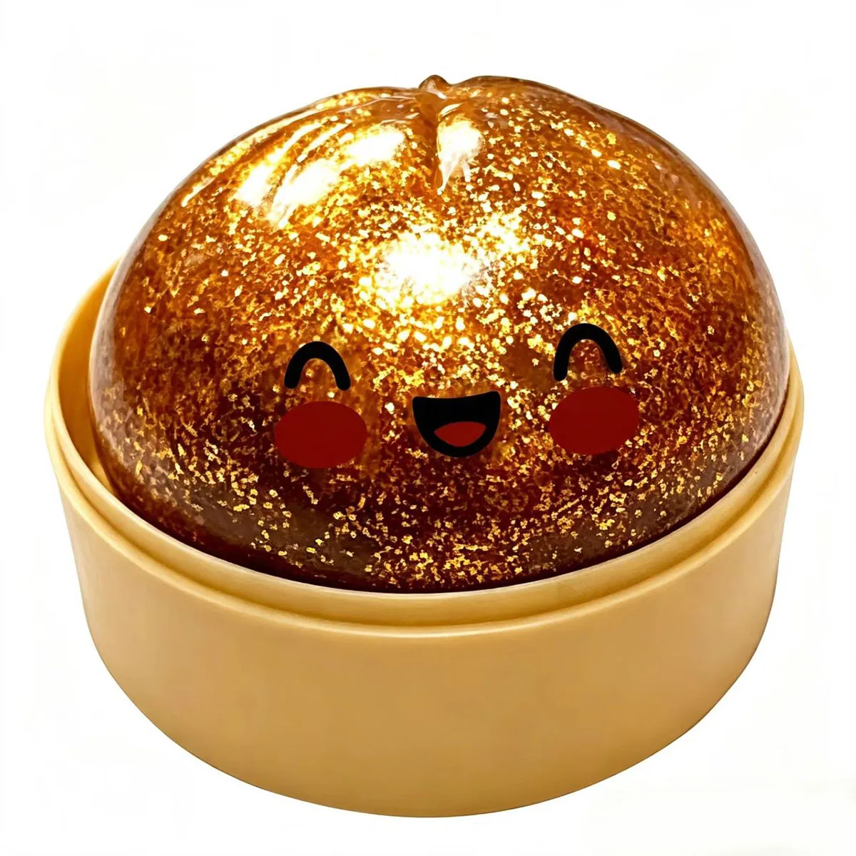 Dumpling Pressure Giant Dumpling Bun gift, Slow Rising Glitter Dumpling Stress Ball, Stress Relief Fidget gift for Home Office
